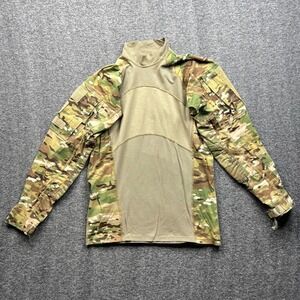 US Army Combat Shirt Mens Small Tan Multicam Flame Resistant OCP Tactical ACS